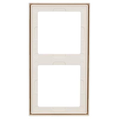 Jung LS990 afdekraam 2-voudig creme