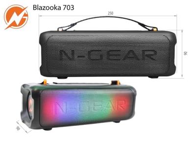 N-Gear Blazooka 703B - Draagbare Bluetooth Speaker - Zwart N-Gear Blazooka 703B - Draagbare Bluetooth Speaker - Zwart
