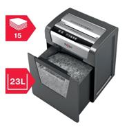Rexel Momentum X415 Papierversnipperaar 15 vellen Micro cut 4 x 40 mm P-4 23 l Ook geschikt voor Nietjes, Paperclips - thumbnail