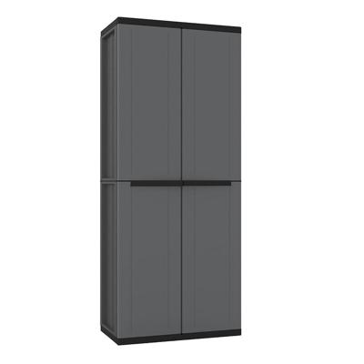 Kast Terry j-base 268 Donker grijs Polypropyleen 68 x 37,5 x 163,5 cm