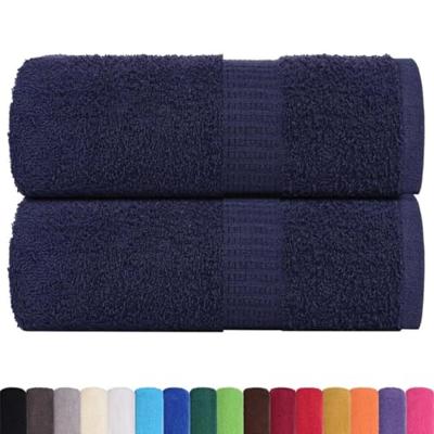 VidaXL Washandjes frogn 2 st 30x30 cm 360 g/m² marineblauw