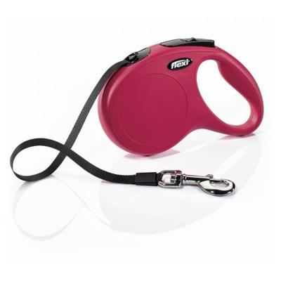 Hondenriem Flexi New Classic 5m Rood Maat M - thumbnail