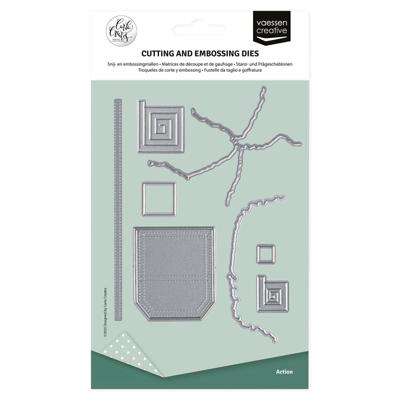 Vaessen Creative • snij- en embossingmallen action 8st.