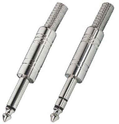 Monacor T-208 6.3 mm Jackplugstekker
