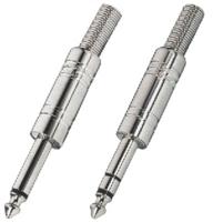 Monacor T-208 6.3 mm Jackplugstekker - thumbnail