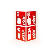 Brandmelder + brandblusser panorama - 300 x 300 - - thumbnail