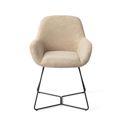 Jesper Home Kushi eetkamerstoel Desert Dunes beehive black