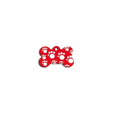 Naamplaatje voor halsband Imarc Bone Rood