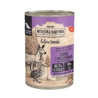 WIEJSKA ZAGRODA Forest Flavours Roe deer with a quail - natvoer voor honden - 400g - thumbnail