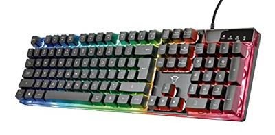 Trust GXT 838 Azor Bedraad Zwart Gaming Toetsenbord en Muis