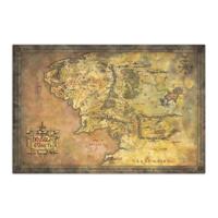 Poster Lord of the Rings - Map of Middle Earth 91,5x61cm - thumbnail