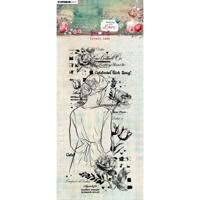 Studio Light • jenine's mindful art clear stamps sending you love lovely lady - thumbnail