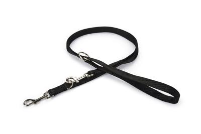 Beeztees dubbele linnen van nylon, voor honden, 200 x 2 cm, zwart