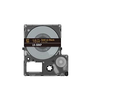 Epson LK-5BKP Zwart, Goud