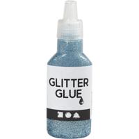 Creativ Company Glitterlijm, lichtblauw, 25 ml/ 1 fles - thumbnail
