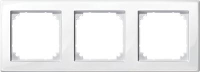 Merten 478319 Afdekking Frame 3-voudig M-Smart Polar-wit (glanzend) 1 stuk(s)