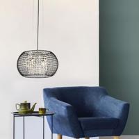 Searchlight Design hanglampCage Ø 35cm - 9094-4BK - thumbnail