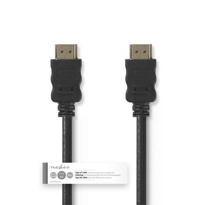 High Speed HDMI-kabel met Ethernet | HDMI-connector - HDMI-connector | 7,5 m | Zwart