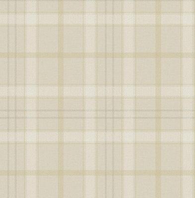 Dutch Wallcoverings Sauvage/British H. Ruit - Lichtbeige
