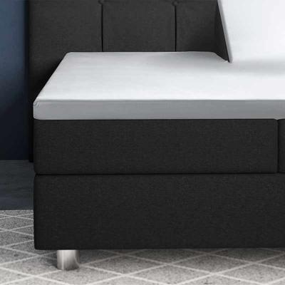 Primaviera Deluxe Splittopper Satijn Hoeslaken Donker Groen 180 x 220 cm