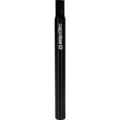 Ergotec zadelpen kaars 27.2 x 300 alu zw krt