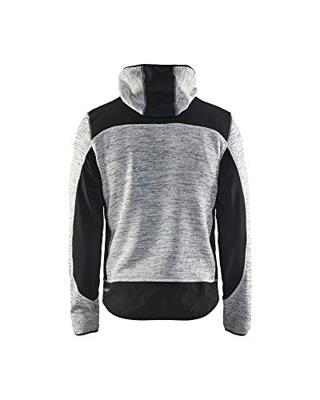 Blåkläder Gebreid vest met softshell 49302117 | Grijs mêlee/Zwart | Maat XL - 7330509379226 Blåkläder Gebreid vest met softshell 49302117 | Grijs mêlee/Zwart | Maat XL - 7330509379226