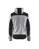 Blåkläder Gebreid vest met softshell 49302117 | Grijs mêlee/Zwart | Maat S - 7330509379219 - thumbnail