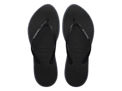Havaianas Slim Point Glitter black Zwart maat 4142