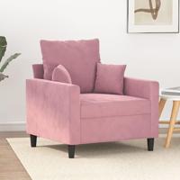 Fauteuil 60 cm fluweel roze - thumbnail