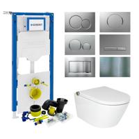 Geberit up320 Toiletset RapoWash Luxe 2.0 | Met Bidetspoeler | Sigma Drukplaat - thumbnail