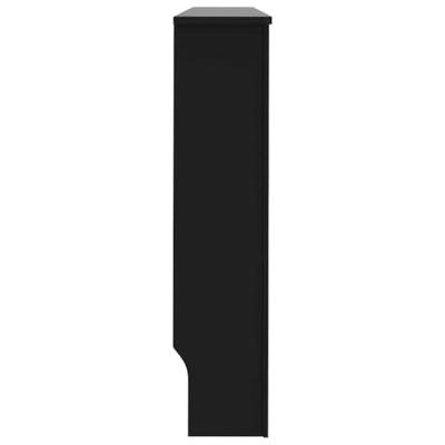 Radiatorombouw 152x19x81,5 cm MDF zwart