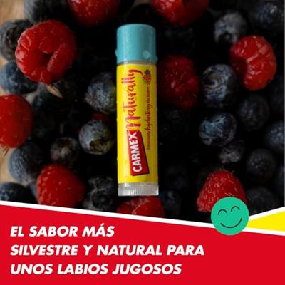 Vochtinbrengende Balsem Carmex Hi Anti-Age Transparant Rode Vruchten Stick Limpplump