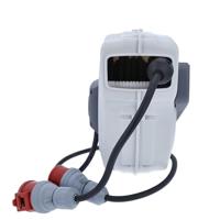 AS Schwabe 12649 Kabelhaspel voor aan de muur 15 m Zwart CEE-stekker 16 A 5-polig - thumbnail