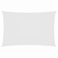 VidaXL Zonnescherm rechthoekig 2x5 m oxford stof wit - thumbnail