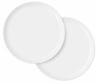 Berndorf witte porseleinen dessertborden 20 cm - set 2 stuks - thumbnail