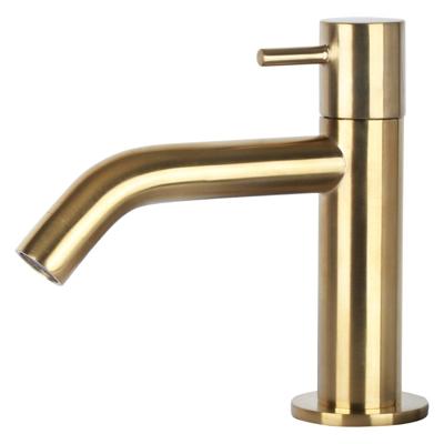 Differnz Differnz koudwaterkraan gebogen - mat goud