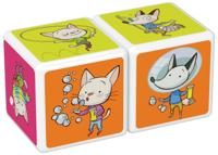 Geomag MagiCube Magnetic Friendship Park Oscar&Chips - 2 delig - thumbnail