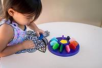 12 potloden Bloemen DJECO geel - thumbnail