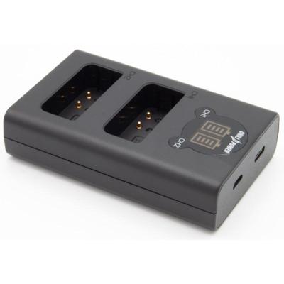 ChiliPower Olympus BLN-1 dubbellader voor 2 camera accu's (tegelijk)