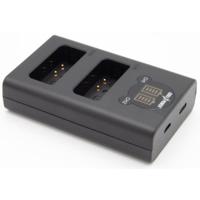 ChiliPower Olympus BLN-1 dubbellader voor 2 camera accu's (tegelijk) - thumbnail