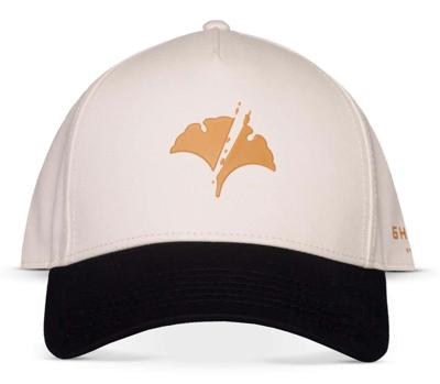 Ghost of Yotei Baseball Cap Ginko Leaf White