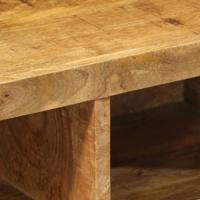 Tv-meubel wandmontage 60x30x19 cm massief ruw mangohout - thumbnail