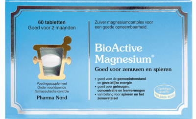 Pharma Nord BioActive magnesium 60 Tabletten Pharma Nord BioActive magnesium 60 Tabletten