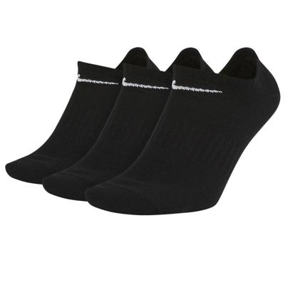 Nike SX7678 Everyday Lightweight No-Show Socks 3-Pack - Zwart - 38-42 Nike SX7678 Everyday Lightweight No-Show Socks 3-Pack - Zwart - 38-42