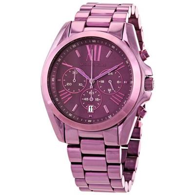 Horlogeband Michael Kors MK6721 Roestvrij staal (RVS) Paars 22mm Horlogeband Michael Kors MK6721 Roestvrij staal (RVS) Paars 22mm