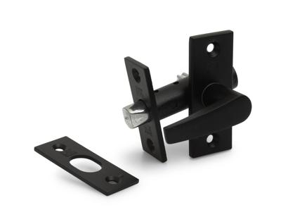 DX Insteekgrendel met sluitplaat lengte 70mm - zwart DX Insteekgrendel met sluitplaat lengte 70mm - zwart