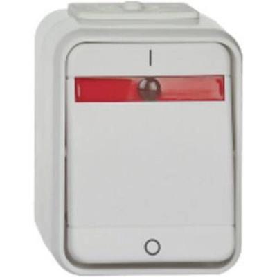 ELSO-uitschakelaar ELG441219 2p. bel. 10A licht/basisgrijs 1 stuk(s)