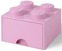 LEGO® Brick 4 Opbergbox Met Lade - Roze - thumbnail