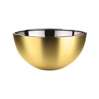 Schaal RVS Ø23,5cm goudkleurig - thumbnail