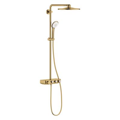 Grohe Regendoucheset Euphoria SmartControl System 31 cm met Glijstang en Handdouche Cool Sunrise Geborsteld Grohe Regendoucheset Euphoria SmartControl System 31 cm met Glijstang en Handdouche Cool Sunrise Geborsteld